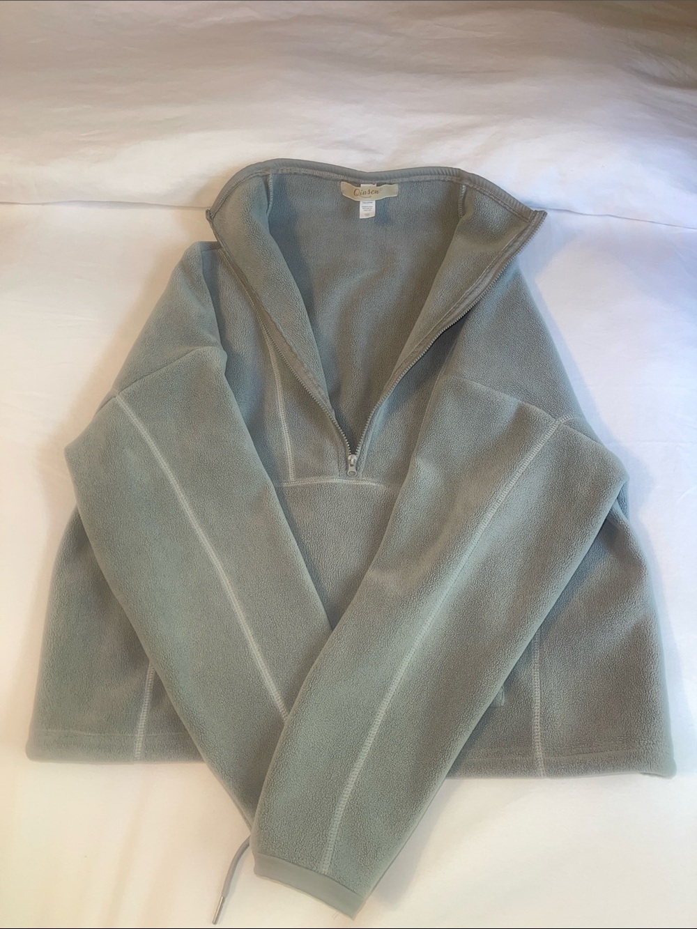 Cozy Lightweight Half-Zip Fleece Pullover